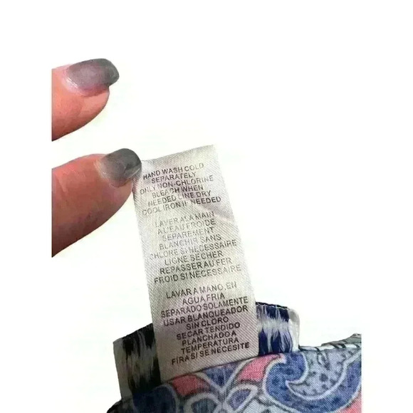 TOMMY BAHAMA Riviera Tiles Sz. Med. Cropped Romper Jumpsuit Beach Cruise‎ Party - Picture 13 of 15